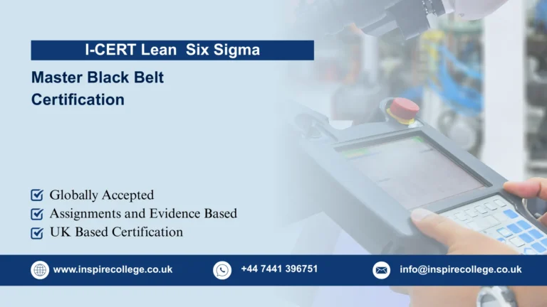 I-CERT Lean Six Sigma Master Black Belt Certification