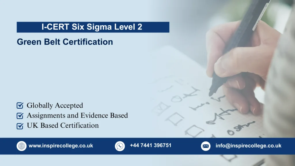 I-CERT Six Sigma Green Belt Level 2 Certification