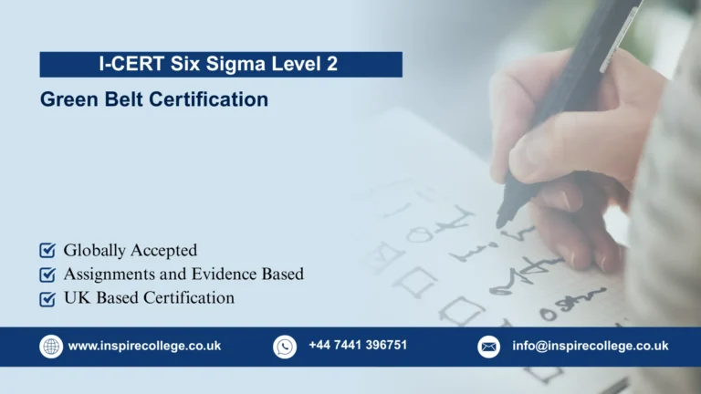 I-CERT Six Sigma Green Belt Level 2 Certification