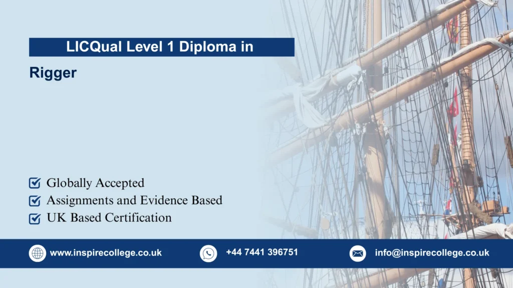 LICQual Level 1 Diploma in Rigger