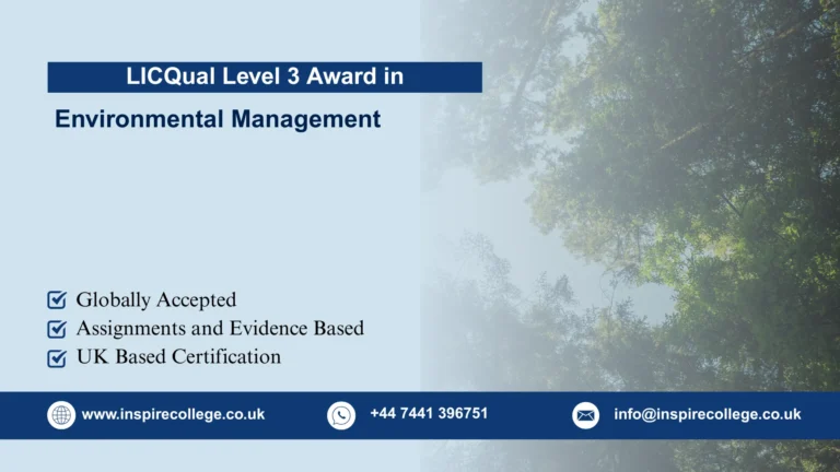 LICQual Level 3 Award in Environmental Management