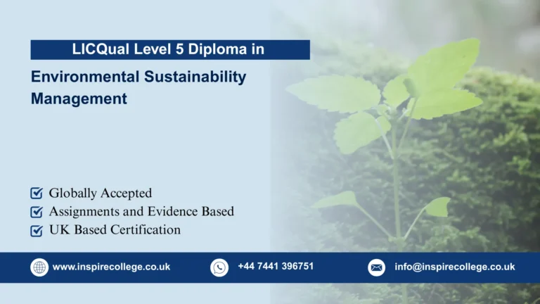 LICQual Level 5 Diploma in Environmental Sustainability Management