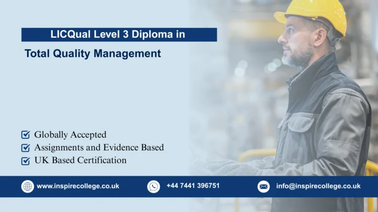 LICQual Level 3 Diploma in Total Quality Management
