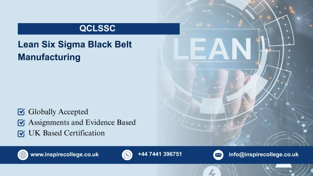QCLSSC Lean Six Sigma Black Belt Manufacturing
