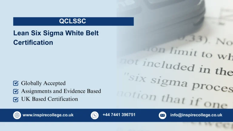 QCLSSC Lean Six Sigma White Belt Certification