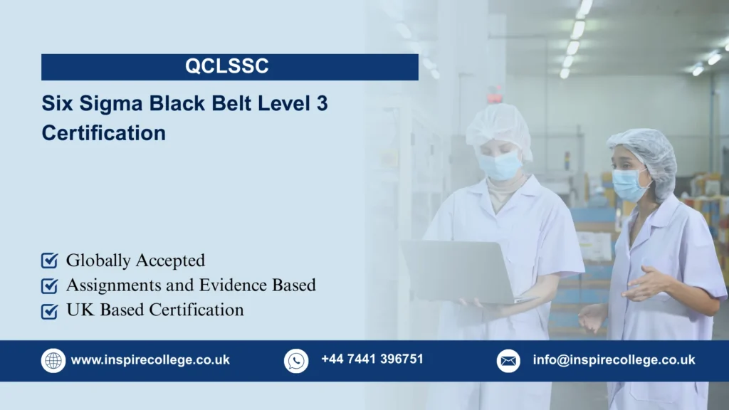 QCLSSC Six Sigma Black Belt Level 3 Certification