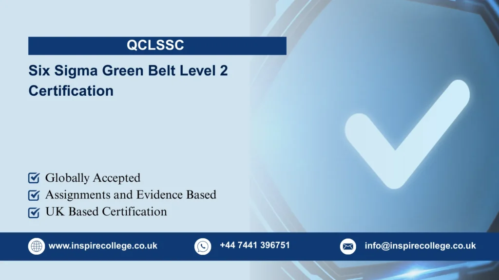 QCLSSC Six Sigma Green Belt Level 2 Certification