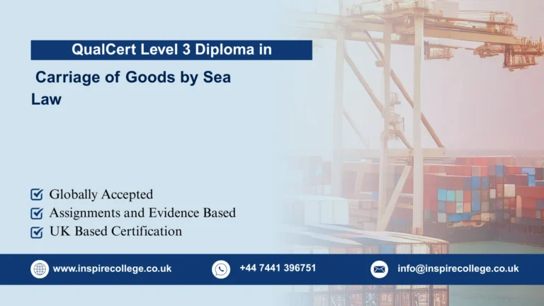QualCert Level 3 Diploma in Carriage of Goods by Sea Law
