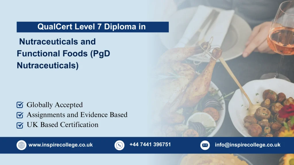 QualCert Level 7 Postgraduate Diploma in Nutraceuticals and Functional Foods (PgD Nutraceuticals)