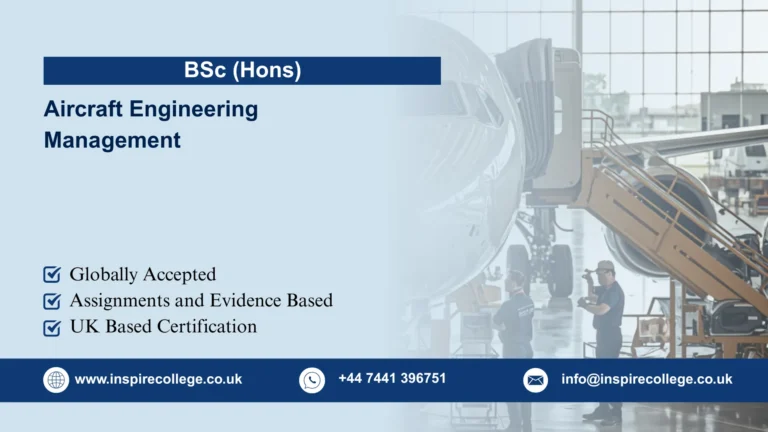 BSc (Hons) Aircraft Engineering Management (Top-up)