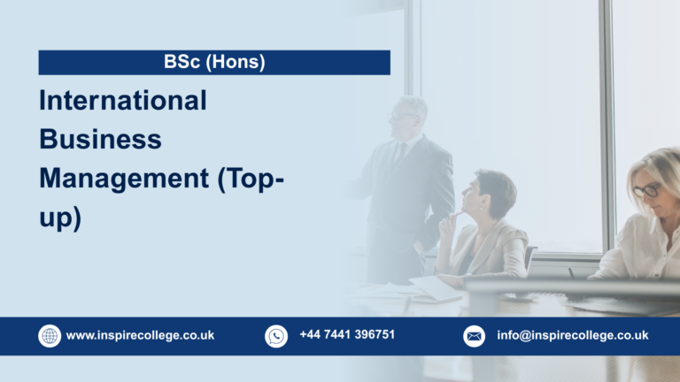 BSc (Hons) International Business Management (Top-up)