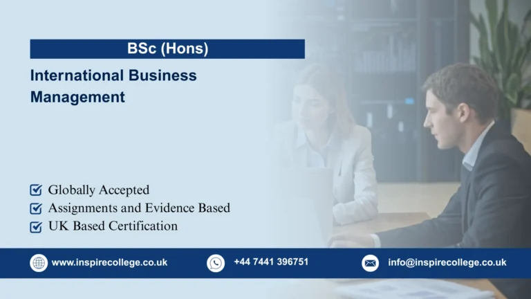 BSc (Hons) International Business Management (Top-up)