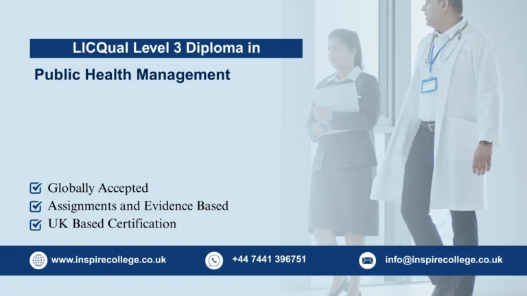 LICQual Level 3 Diploma in Public Health Management