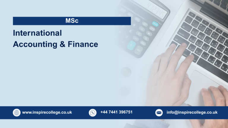 MSc International Accounting & Finance