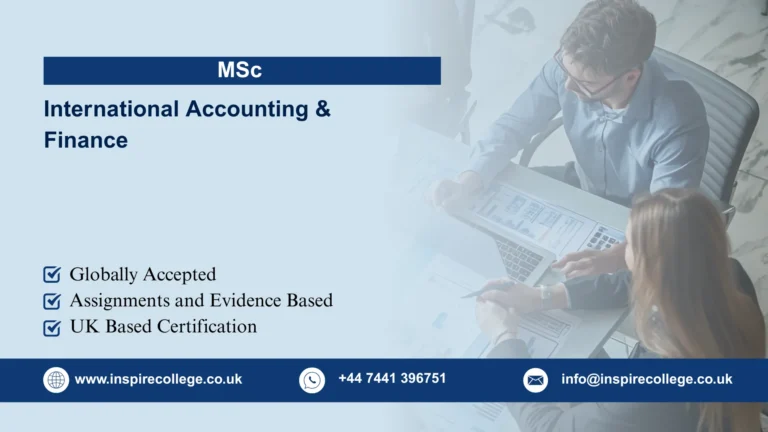 MSc International Accounting & Finance
