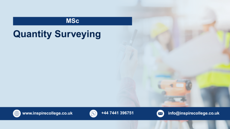 MSc Quantity Surveying