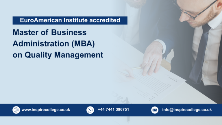 Master of Business Administration (MBA) on Quality Management