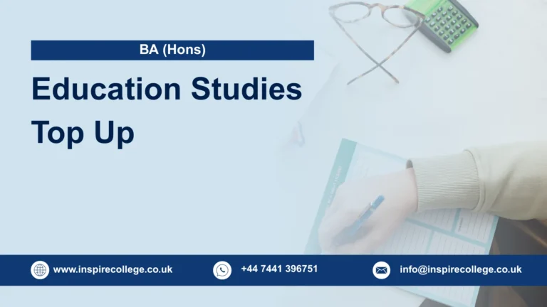 BA (Hons) Education Studies (Top Up)