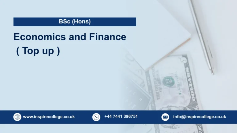 BSc (Hons) Economics and Finance ( Top up )