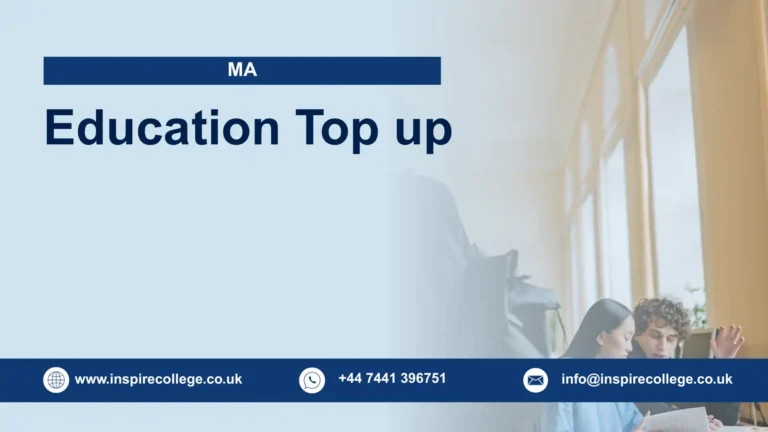 MA in Education Top up
