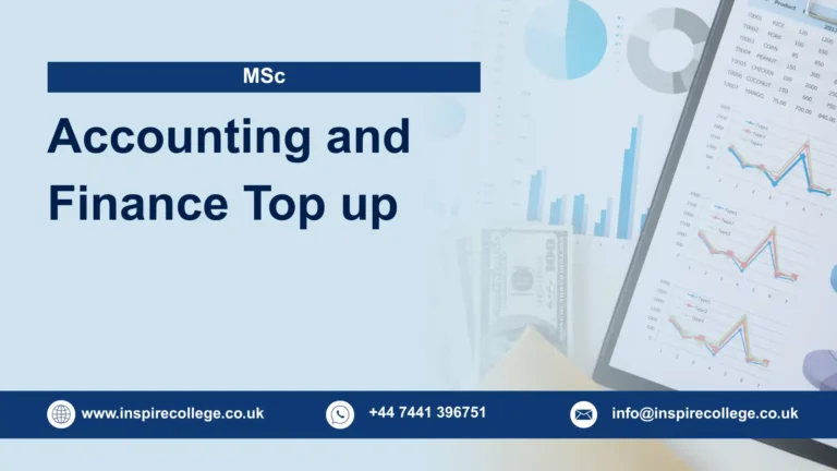 MSc in Accounting and Finance Top up
