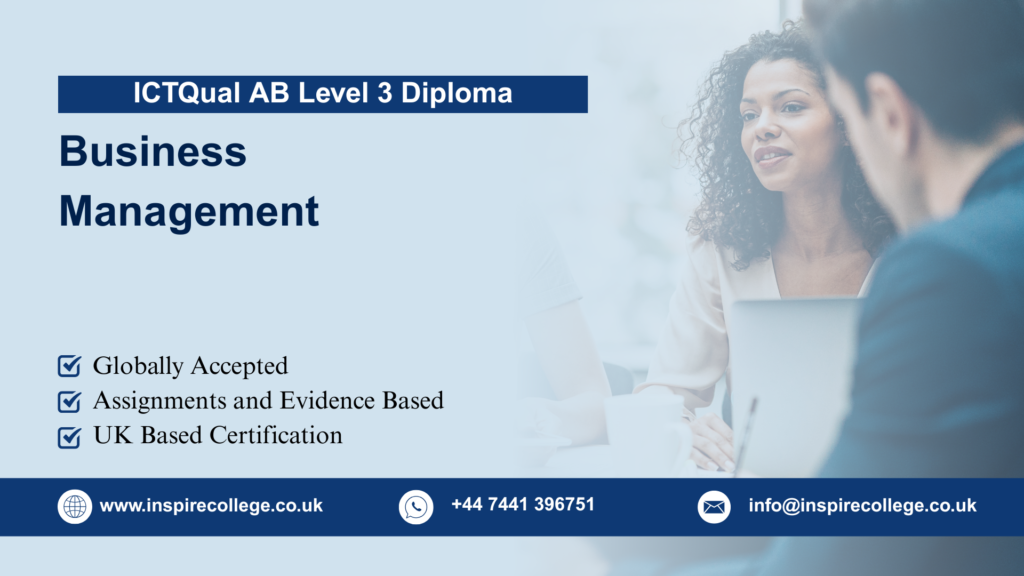ICTQual AB Level 3 Diploma in Business Management
