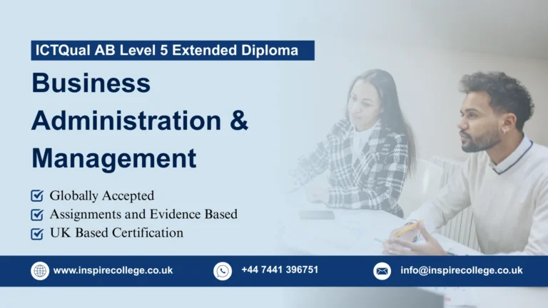 ICTQual AB Level 5 Extended Diploma in Business Administration and Management