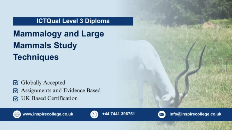 ICTQual Level 3 Diploma in Mammalogy and Large Mammals Study Techniques