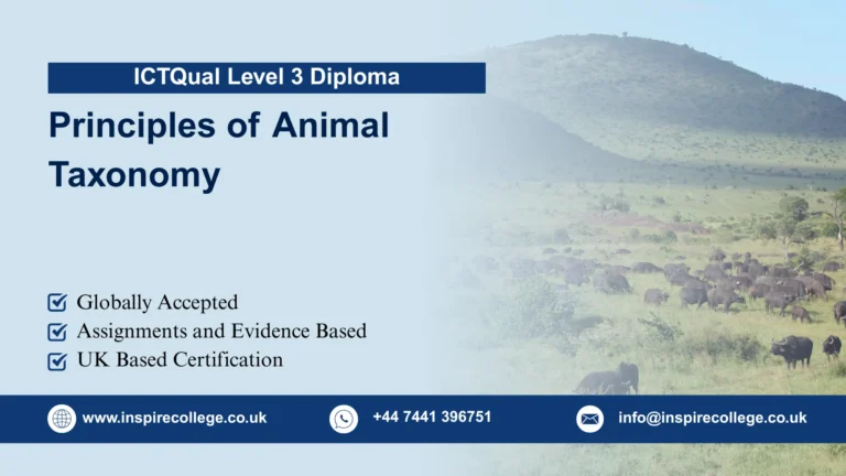 ICTQual Level 3 Diploma in Principles of Animal Taxonomy