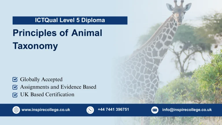 ICTQual Level 5 Diploma in Principles of Animal Taxonomy