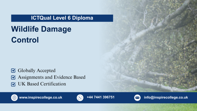 ICTQual Level 6 Diploma in Wildlife Damage Control