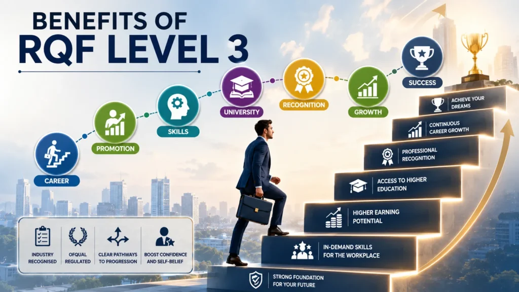 Benefits of RQF Level 3 success
