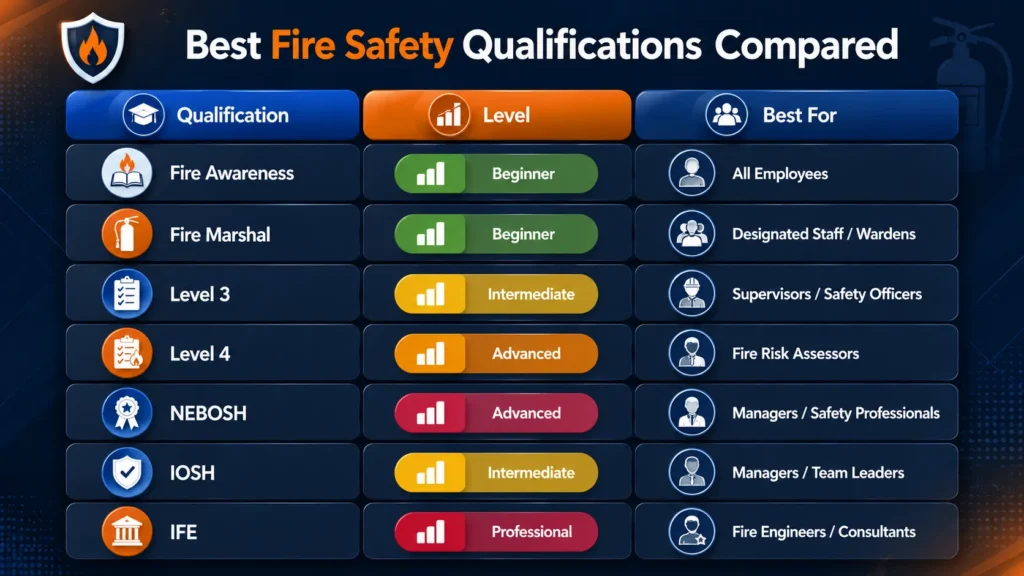 Best Fire Safety Qualifications Compared