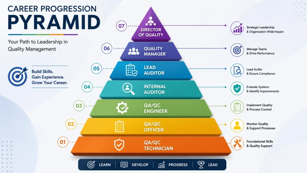 Career progression in quality management