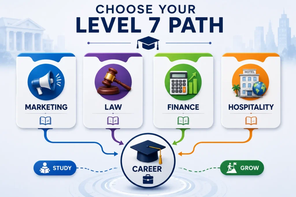 Choose your career path infographic
