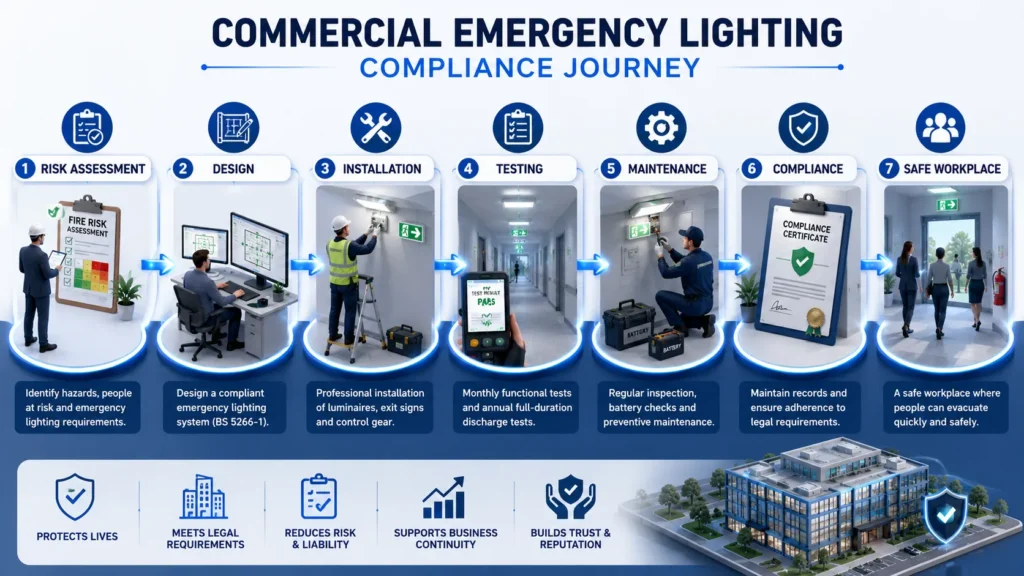 Commercial Emergency Lighting Compliance Journey