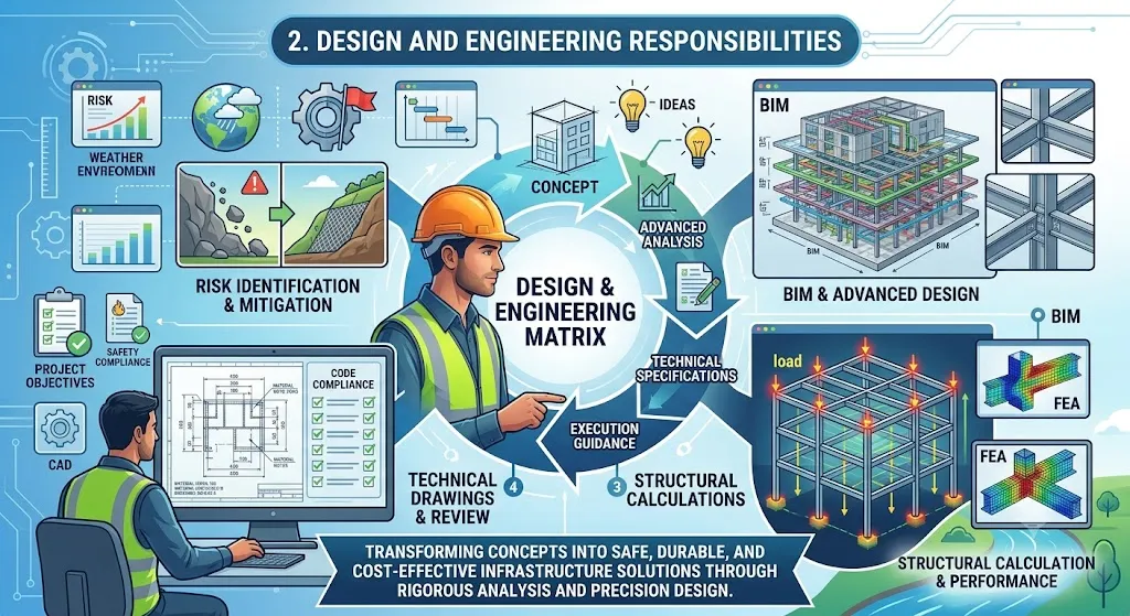Design and Engineering Responsibilities