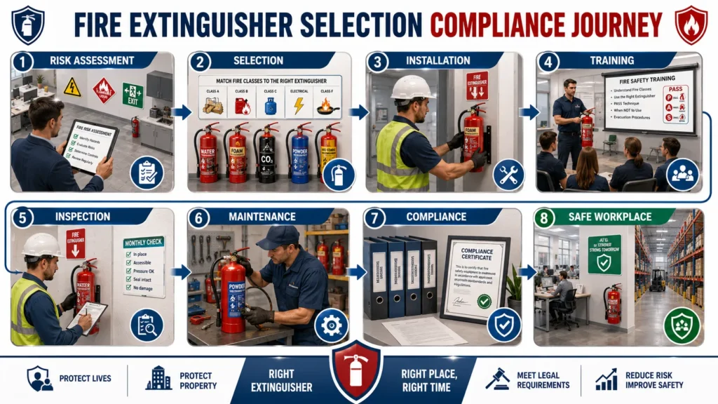 Fire Extinguisher Selection Compliance Journey
