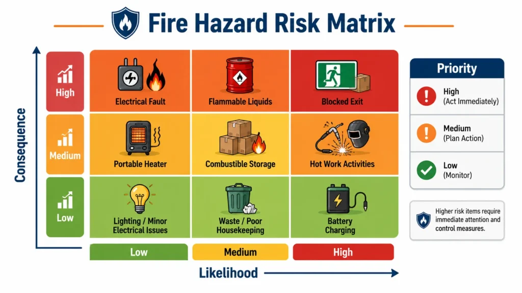 Fire Hazard Risk Matrix