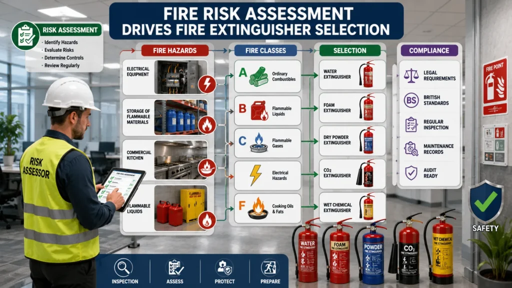 Fire Risk Assessment Drives Fire Extinguisher Selection