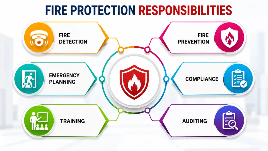 Fire protection responsibilities