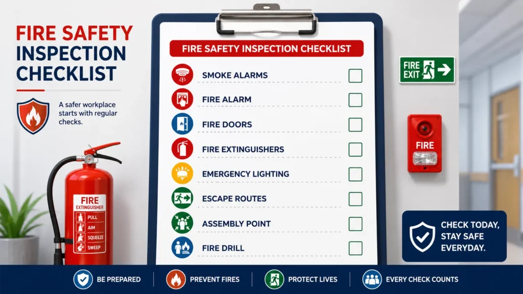 Fire safety inspection checklist