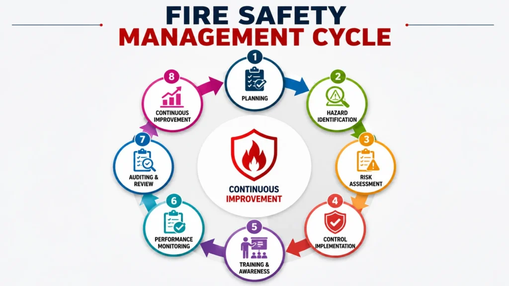 Fire safety management cycle 1