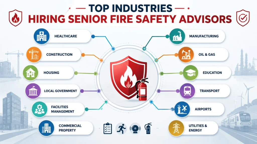 Industries hiring fire safety advisors