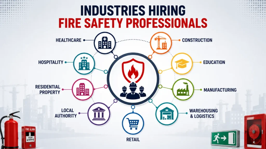 Industries hiring fire safety professionals