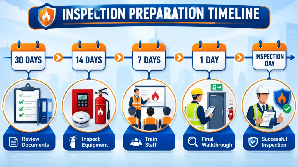 Inspection Preparation Timeline