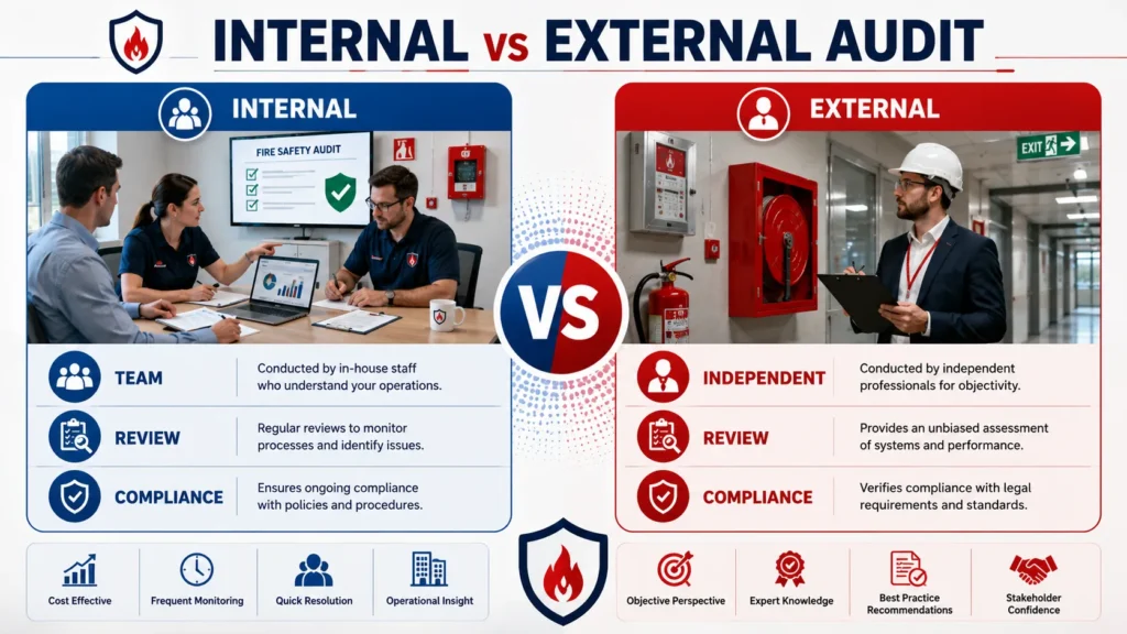 Internal vs external audit comparison