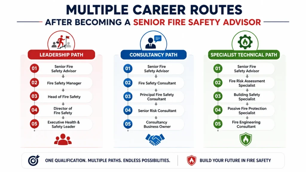 Multiple Career Routes After Becoming a Senior Fire Safety Advisor