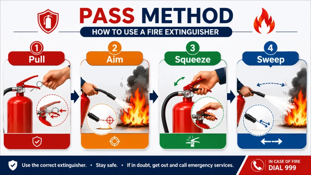 PASS method for fire safety