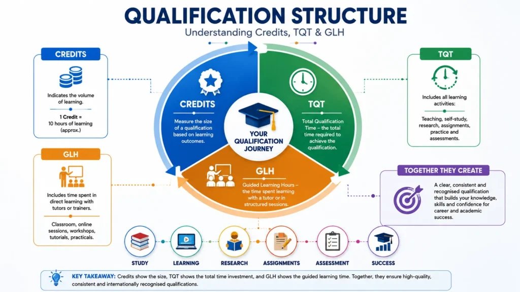 Qualification structure overview infographic